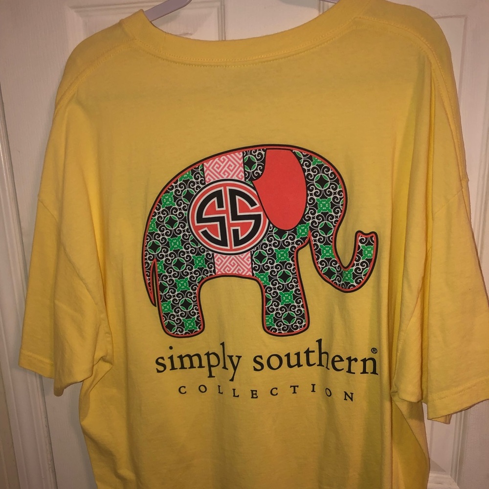 Simply Southern short sleeve tshirt‎ elephant 2xl